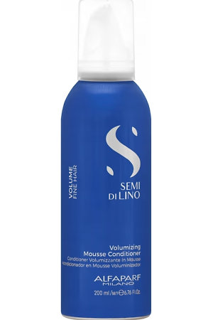 Alfaparf Milano Semi Di Lino Volume Volume Mousse Conditioner objemový pěnový kondicionér pro objem vlasů