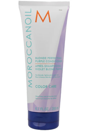 MoroccanOil Color Care Blonde Perfecting Purple Conditioner neutralizing conditioner for blonde hair