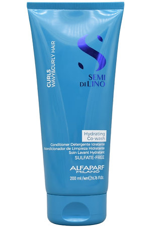 Alfaparf Milano Semi Di Lino Curls Hydrating Co-Wash moisturizing conditioner for wavy and curly hair