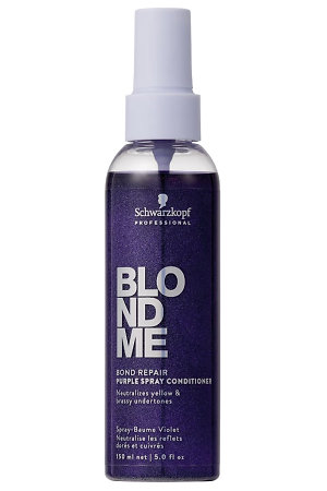 Schwarzkopf Professional BlondME Bond Repair Purple Spray Conditioner bezoplachový kondicionér pre blond vlasy