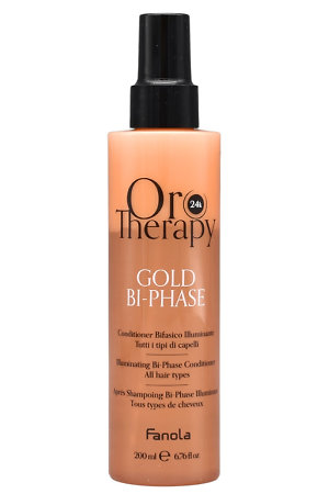 Fanola OroTherapy Gold Bi-Phase Conditioner brightening two-phase conditioner for all hair types