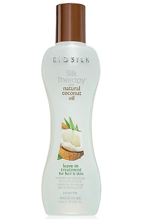 BioSilk Natural Coconut Oil Leave-In Treatment bezoplachová kúra pre suché vlasy