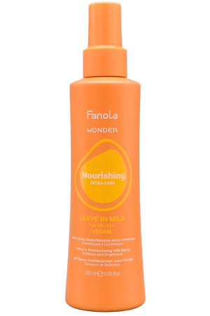 Fanola Wonder Nourishing Leave-In Milk Spray Hydrating spray milk for shine, softness, and hair nourishment