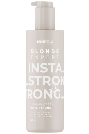 Indola Blonde Expert Insta Strong Leave-In Cream strengthening Leave-In Cream for Damaged Blonde Hair