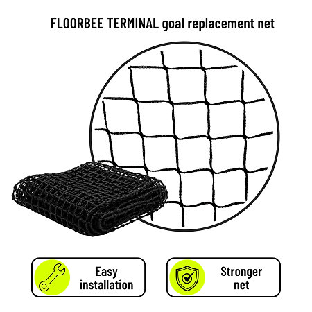 FLOORBEE TERMINAL Net and Dropnet Florbalová síť a zástěra