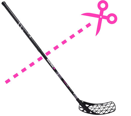 Necy Stick customization Skrátenie florbalovej palice