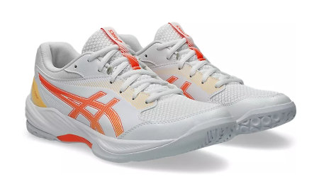 Asics GEL-TASK 4 white / vivid coral Sálová obuv