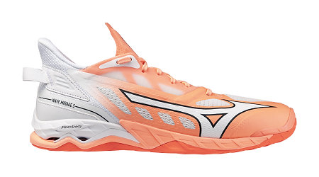 Mizuno WAVE MIRAGE 5 Flamingo Coral/White Sálová obuv