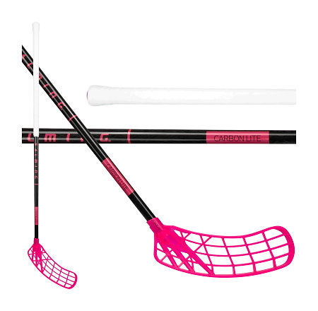 Salming Q-series Carbon Lite Trident Touch X F27 Black/Magenta Florbalová hůl