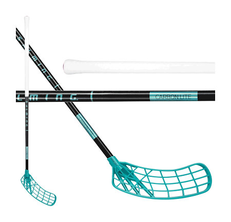 Salming Q-series Carbon Lite Trident Touch X F29 Black/LagunaBlue Florbalová hůl
