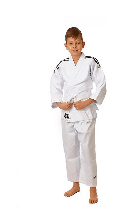 Adidas Judo Gi Club J350 white/black stripes