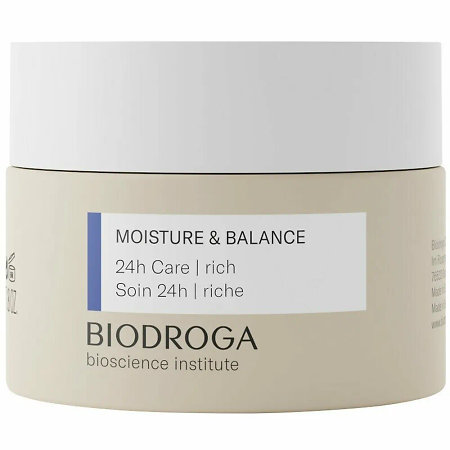 Biodroga Moisture & Balance 24h Care rich bohatá 24hodinová péče pro citlivou pleť