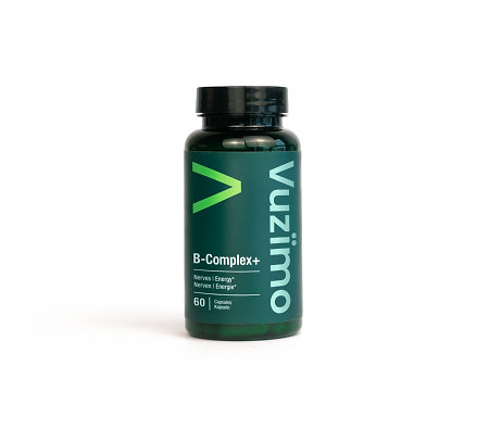 Vuzïmo B-Complex+ Nahrungsergänzungsmittel mit Vitamin B