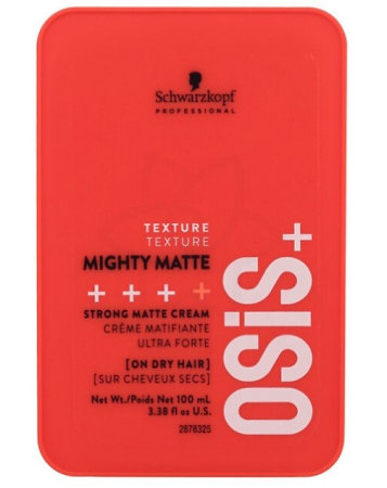 Schwarzkopf Professional OSiS+ Mighty Matte Strong Matte Cream zmatňujúci stylingový krém so silnou fixáciou