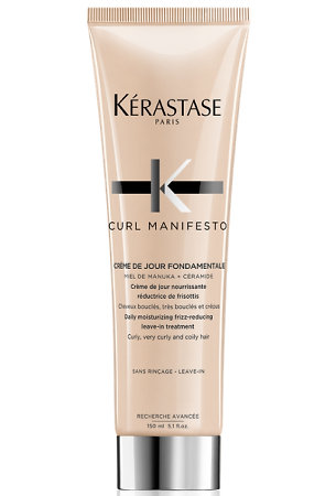 Kérastase Curl Manifesto Crème De Jour Fondamentale feuchtigkeitsspendende Leave-In-Behandlung für welliges, lockiges und lockiges Haar