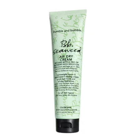 Bumble and bumble Seaweed Air Dry Leave-In Cream smoothing styling cream for a sleek look – no blow-dryer needed