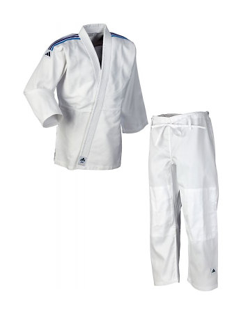 Adidas Judo Gi Club J350 white/gradient blue Kimono na judo