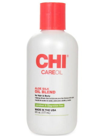 CHI Care Oil Aloe Silk Oil Blend nourishing hair oil with aloe vera and silk