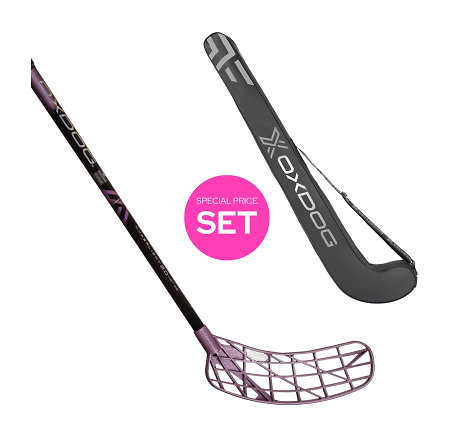 Oxdog HYPERLIGHT 2.0 HST 29 PU ROUND MBC + BOOST STICKBAG Set florbalky s vakom