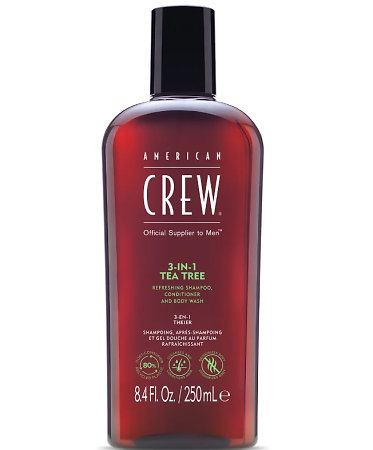 American Crew 3-IN-1 Tea Tree men's shampoo 3in1 with Tea Tree fragrance