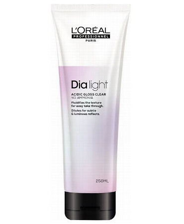 L'Oréal Professionnel Dia Light Acidic Gloss Clear číra, bezfarebná farba na vlasy