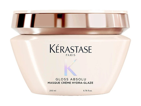 Kérastase Gloss Absolu Masque Crème Hydra Glaze Glättende Haarmaske für dickes und krauses Haar