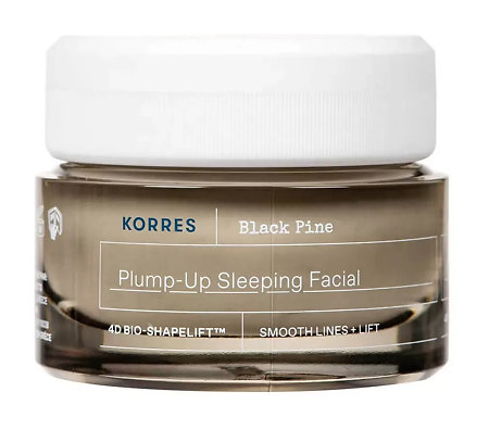 Korres Black Pine 4D Bio-ShapeLift™ Plump-Up Sleeping Facial nočný pleťový krém