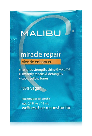 Malibu C Miracle Repair Blonde Enhancer tónovacia starostlivosť pre poškodené blond vlasy