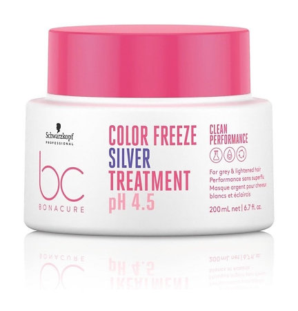 Schwarzkopf Professional Bonacure Color Freeze Silver Treatment maska na vlasy s fialovými pigmentmi