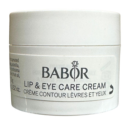 Babor Skinovage Purifying Lip and Eye Care Cream výživný krém pro rty a oční okolí