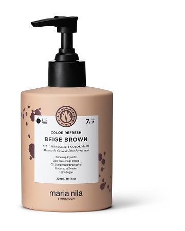 Maria Nila Colour Refresh Beige Brown 7.23 semi-permanentná tónovacia maska pre brunetky