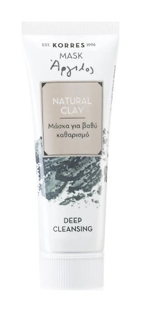 Korres Natural Clay Deep Cleansing Mask hloubkově čisticí pleťová maska s bílým jílem
