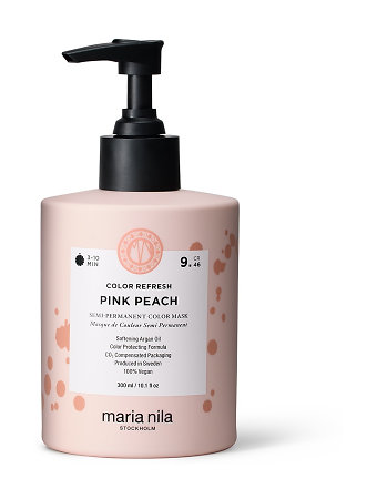 Maria Nila Colour Refresh Pink Peach 9.46 Semi-permanent colour-depositing mask