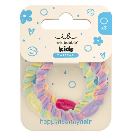 Invisibobble Kids Twistar Dreamy Braids sada troch detských gumičiek do vlasov