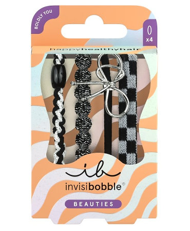 Invisibobble Boldly you Beauties Rodeo Grunge Set set of 4 stylish hair ties