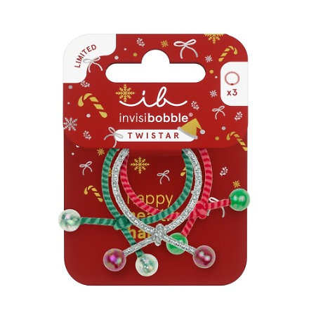 Invisibobble Twistar Jolly Bands sada barevných gumiček do vlasů pro děti