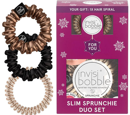 Invisibobble Slim Sprunchie Duo Set set of hair accessories