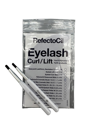 RefectoCil Eyelash Perm Cosmetic Brush 1 & 2 eyelash brushes