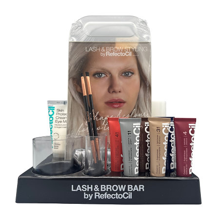 RefectoCil Lash & Brow Bar ausgestatteter Arbeitsständer