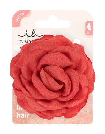 Invisibobble Clipstar Fleur de coral ozdobná spona v tvare kvetu v koralovej farbe