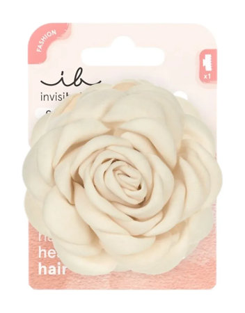 Invisibobble Clipstar M Spring Rose Blumenförmige Haarspange in zarter Cremefarbe