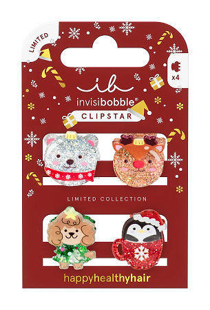 Invisibobble Clipstar Kids Sparkle in a Cup sada barevných skřipečků do vlasů