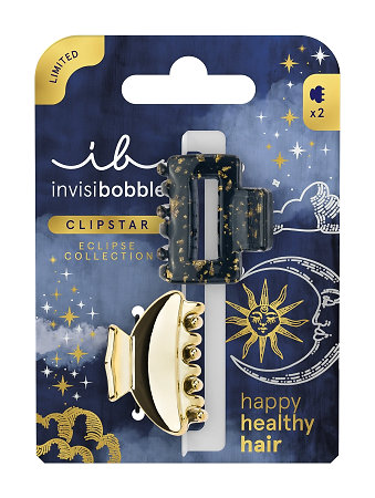 Invisibobble Eclipse Clipstar S Lunar Glam sada dvoch malých klipov do vlasov