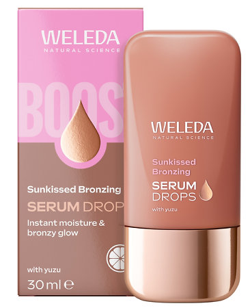 Weleda Sunkissed Bronzing Serum Drops Serum for a bronzed skin effect