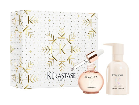 Kérastase Gloss Absolu Cream Duo Holiday Set darčeková sada pre lesk a hydratáciu krepovitých vlasov