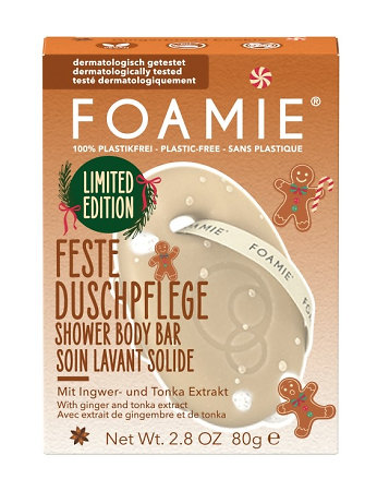 Foamie Shower Body Bar Gingerbread Cookie
