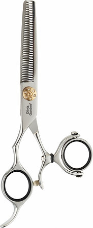 Olivia Garden SwivelCut Handcrafted Teeth Left efilační nůžky na vlasy pro leváky