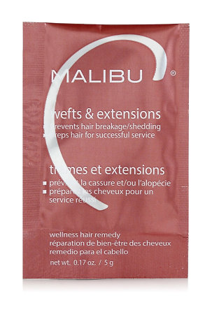 Malibu C Wefts & Extensions Welness Hair Remedy péče o prodloužené vlasy