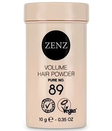 ZENZ Organic Volume Hair Powder Pure No. 89 objemový pudr na vlasy bez parfemace