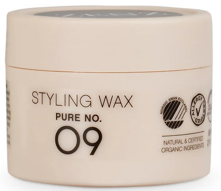 ZENZ Organic Styling Wax Pure No. 09 fragrance-free matte hair wax